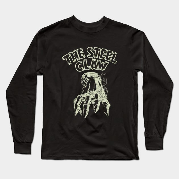 The Steel Claw 1962 Vintage Long Sleeve T-Shirt by Jazz In The Gardens